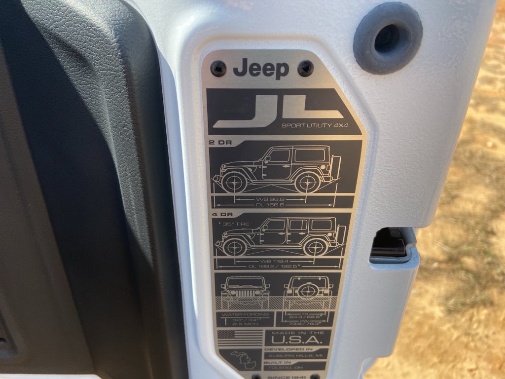 2025 Jeep Wrangler WRANGLER 4-DOOR SPORT S