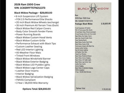 2026 RAM 1500 RAM 1500 BIG HORN CREW CAB 4X4 5'7' BOX